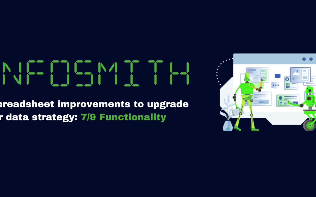 Spreadsheet improvements 7/9: Functionality